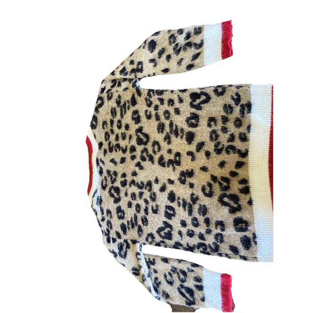 Lulus‎ Cheetah Print Fuzzy Sweater - Picture 7 of 9